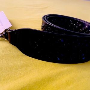 Rebecca Minkoff Bag Strap Guitar Black Studded